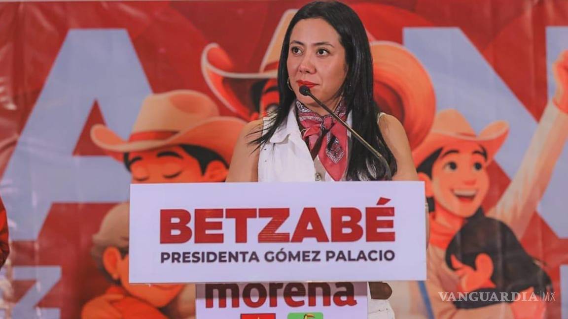 Betzabé Martínez se declara virtual ganadora de la elección de ayer domingo en Gómez Palacio, Durango