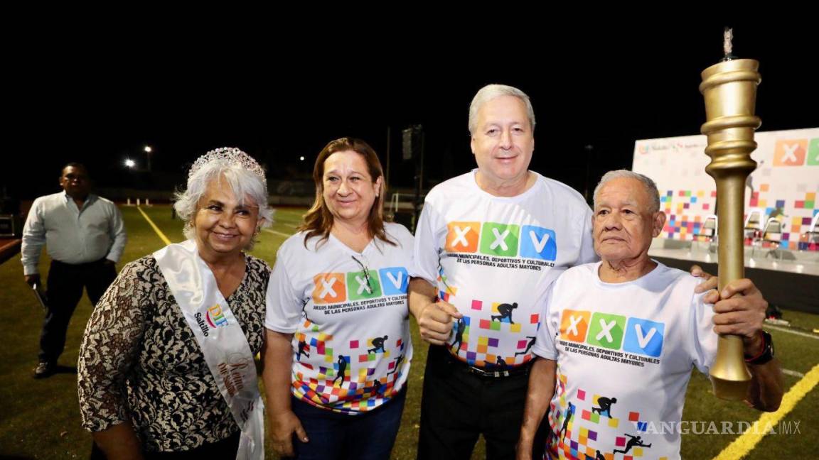 Saltillo: más de 700 adultos mayores listos para competir en los XXVI Juegos Municipales