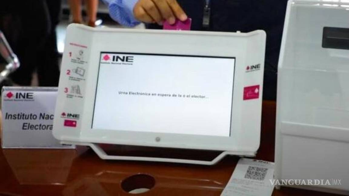 $!En Edomex y Coahuila se usarán urnas electrónicas en elecciones