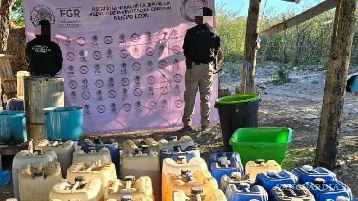 FGR desmantela laboratorio del crimen organizado en Nuevo León