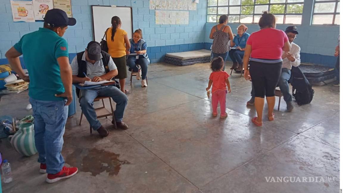 Llegan cientos de chiapanecos con miedo y crisis nerviosa a albergues de Guatemala