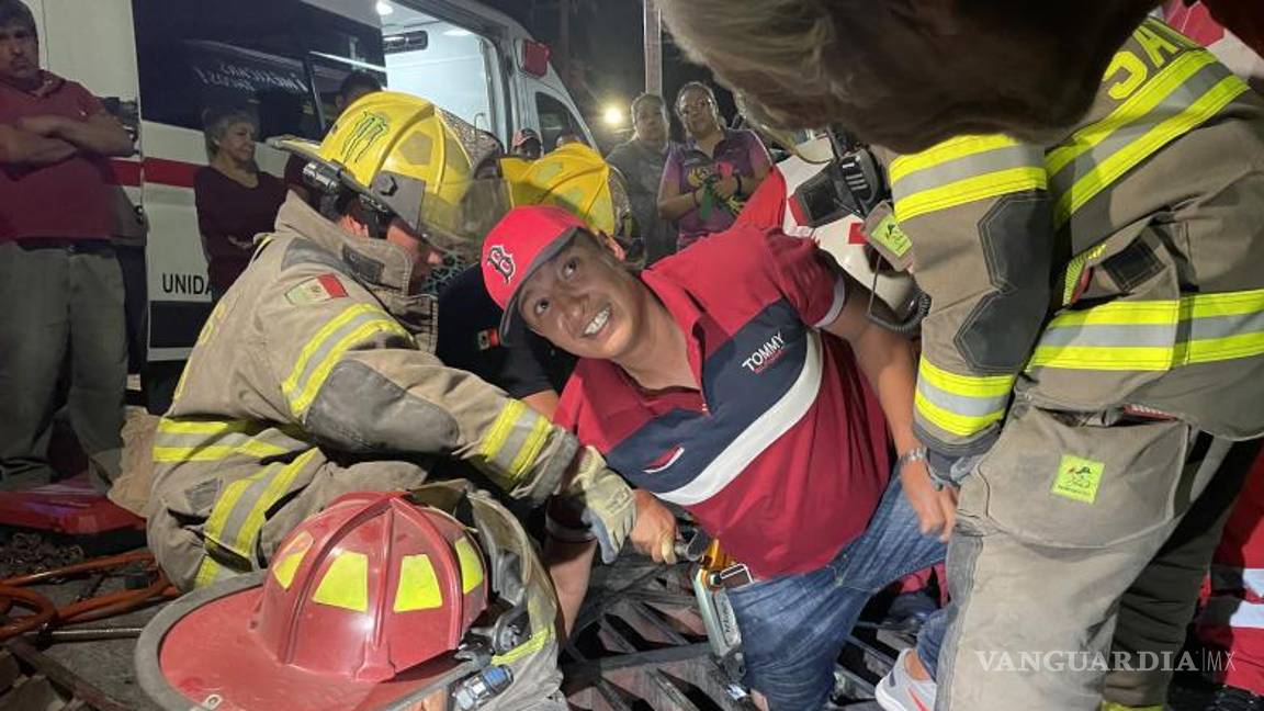 $!Jorge sufrió una herida en la rodilla derecha durante el proceso.