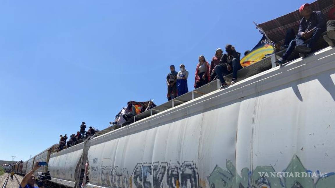 Llegarán miles de migrantes a Monclova a bordo del ferrocarril; INM alista sus operativos