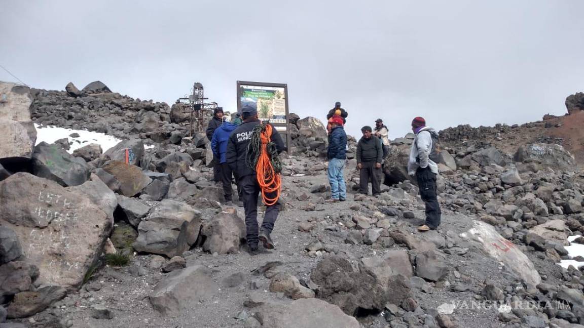 Pierden la vida 4 alpinistas al caer del Pico de Orizaba; autoridades inicia el descenso de los cuerpos
