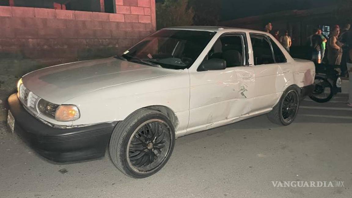 $!El auto causante del accidente.