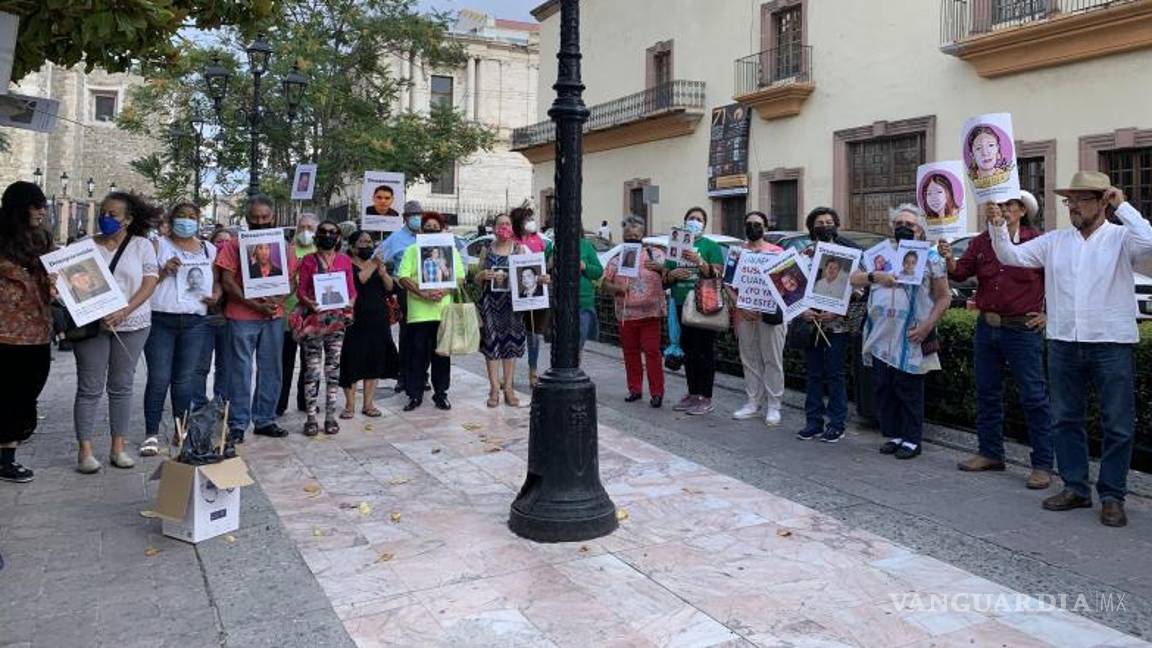 Recuerdan colectivos de Saltillo a los desaparecidos durante julio