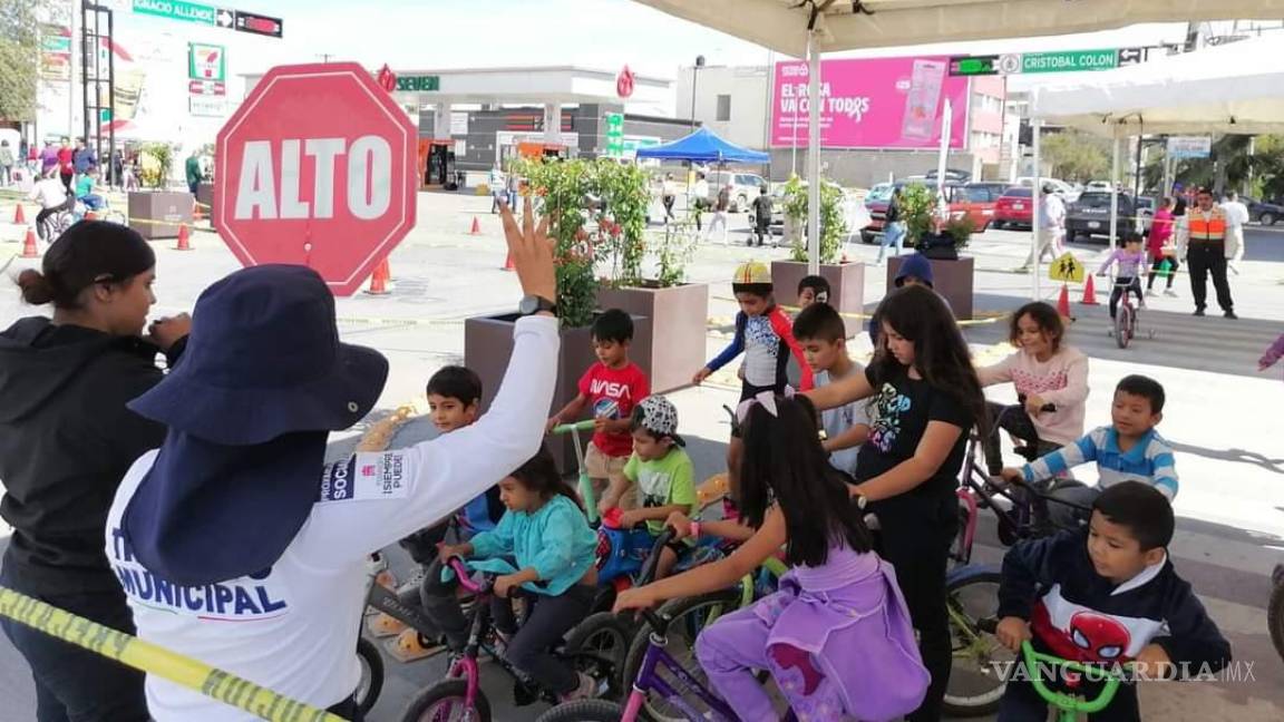 Se aplica Dirección Municipal e instruye sobre educación vial a niños y jóvenes de Torreón