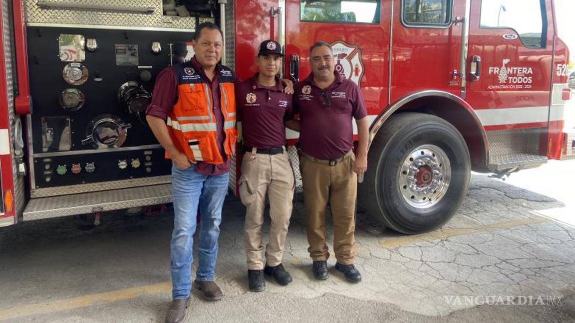 $!El joven tiene le mejor opinión de sus jefes directos en el cuerpo de bomberos.