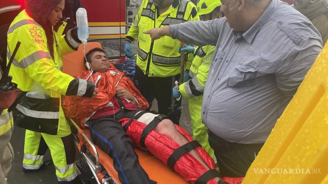 $!A pesar de que hizo los esfuerzos por salir se le complicó su extremidad empezó a inflamarse.