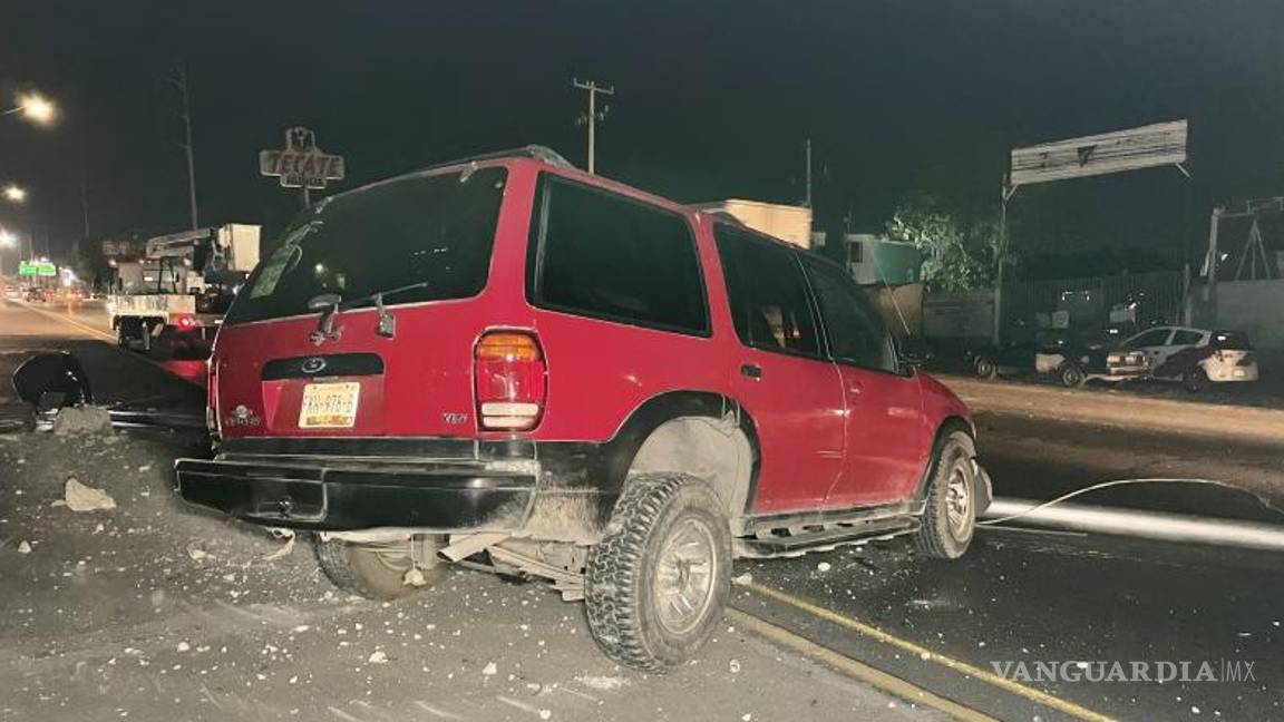 $!El responsable tripulaba en una camioneta Ford Explorer de color rojo con la matrícula FKH978.