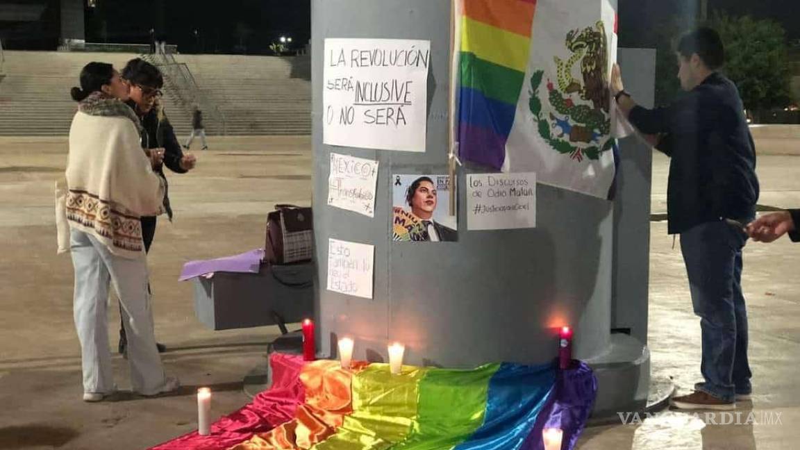 Colectivo LGBT en Torreón exige justicia por la muerte del magistrade Ociel Baena