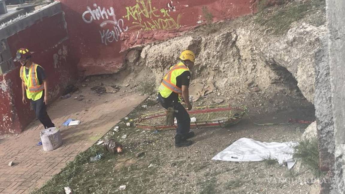 Localizan a migrante sin vida en una cueva de Saltillo, en la colonia Landín