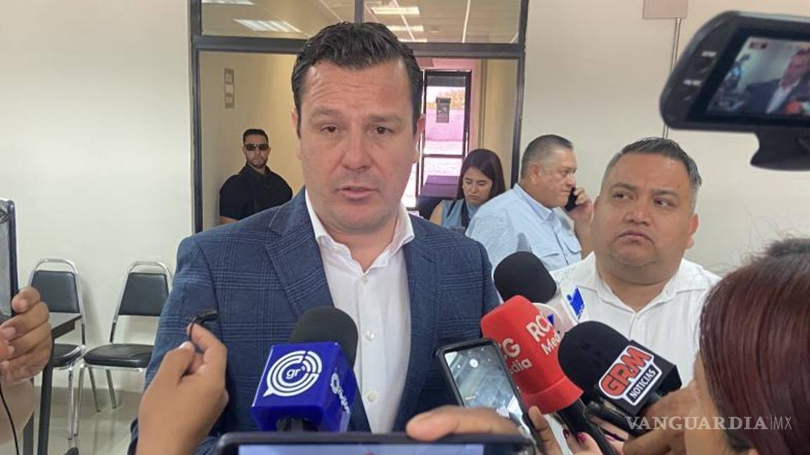 $!El fiscal Federico Fernández Montañez durante la Reunión de Coordinación de Seguridad en Monclova.