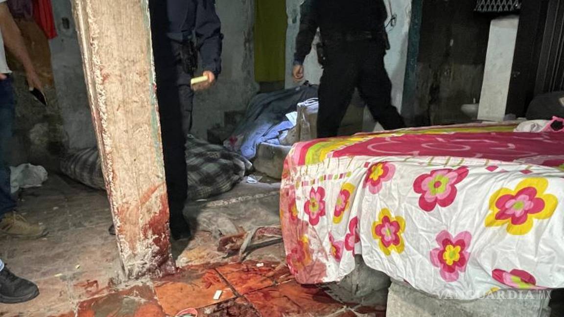 $!La recámara donde ocurrió el ataque quedó cubierta de sangre tras el agresivo golpe.