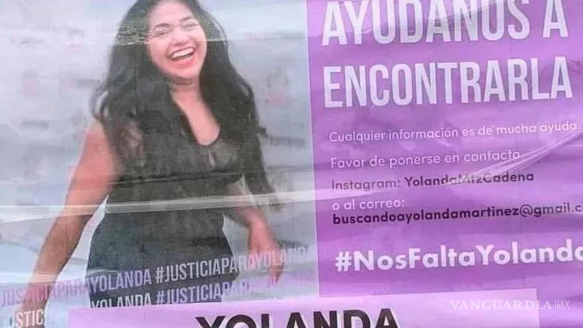 Fiscalía de Nuevo León aún no identifica causa de muerte de Yolanda Martínez