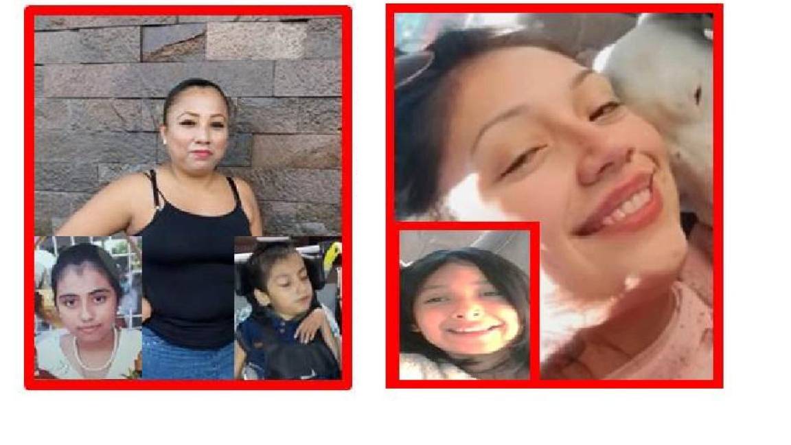 Desaparecen dos madres con sus hijos en Nuevo León