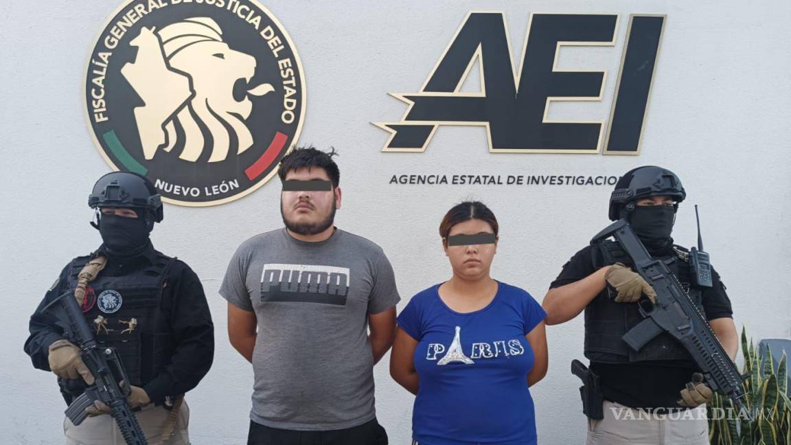 Detienen en Escobedo, NL a dos jóvenes de 20 y 22 años en posesión de drogas y un arma larga