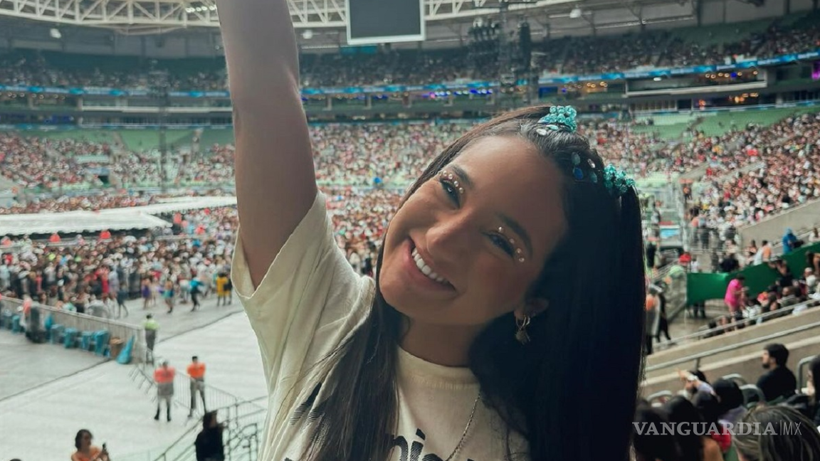 $!Una de las últimas fotos que María Sofía subió a Instagram es de cuando asistió al concierto de Taylor Swift en Brasil