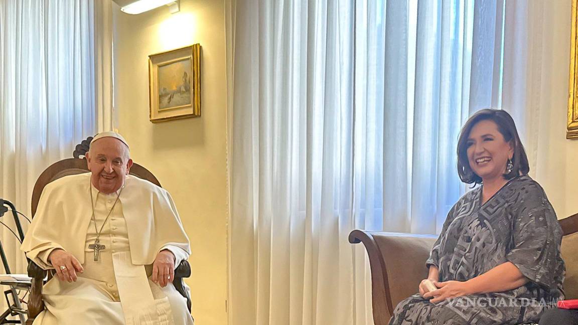 ¿De qué hablaron Xóchitl Gálvez y el papa Francisco en el Vaticano?