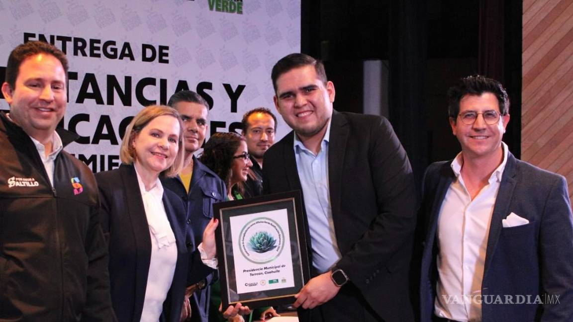 Torreón recibe ratificación diamante como ‘Oficina Verde’ por su compromiso con la sostenibilidad