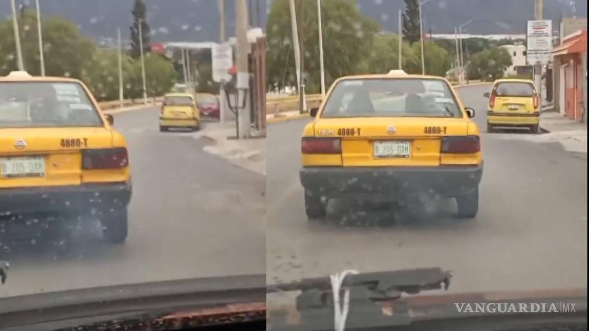 Denuncian a ‘Taxi de leña’ en Saltillo, usuarios piden revisiones mecánicas a transporte público