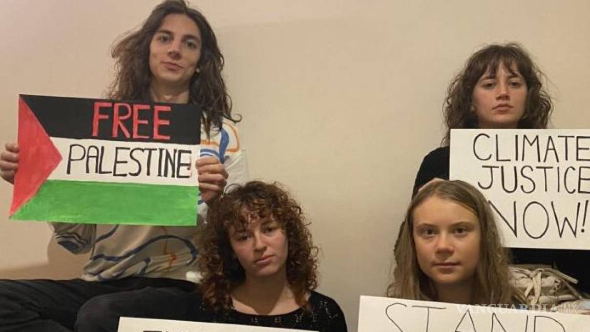 Greta Thunberg apoya a Palestina e Israel la critica