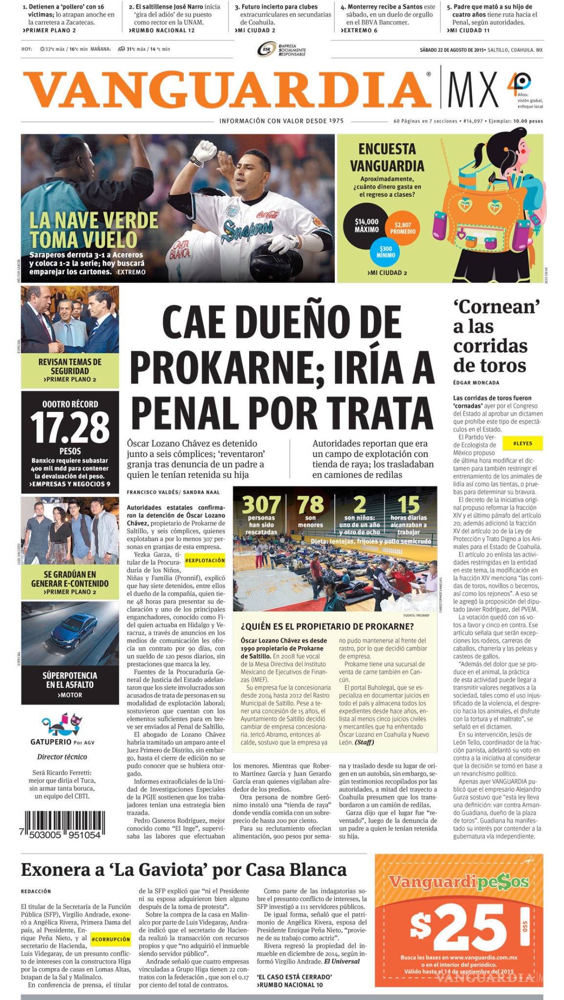 $!Desiste Armando Guadiana en su lucha por los toros