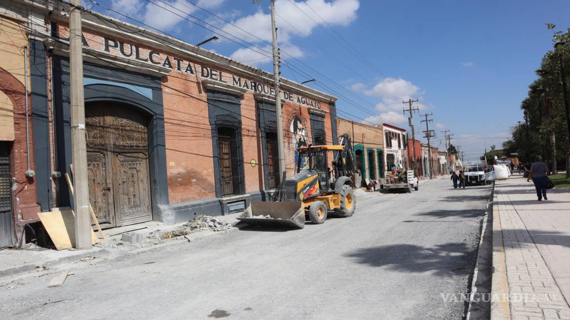 $!Los trabajos de rehabilitación en la calle General Cepeda avanzan para ofrecer una mejor vialidad a los automovilistas de Saltillo.