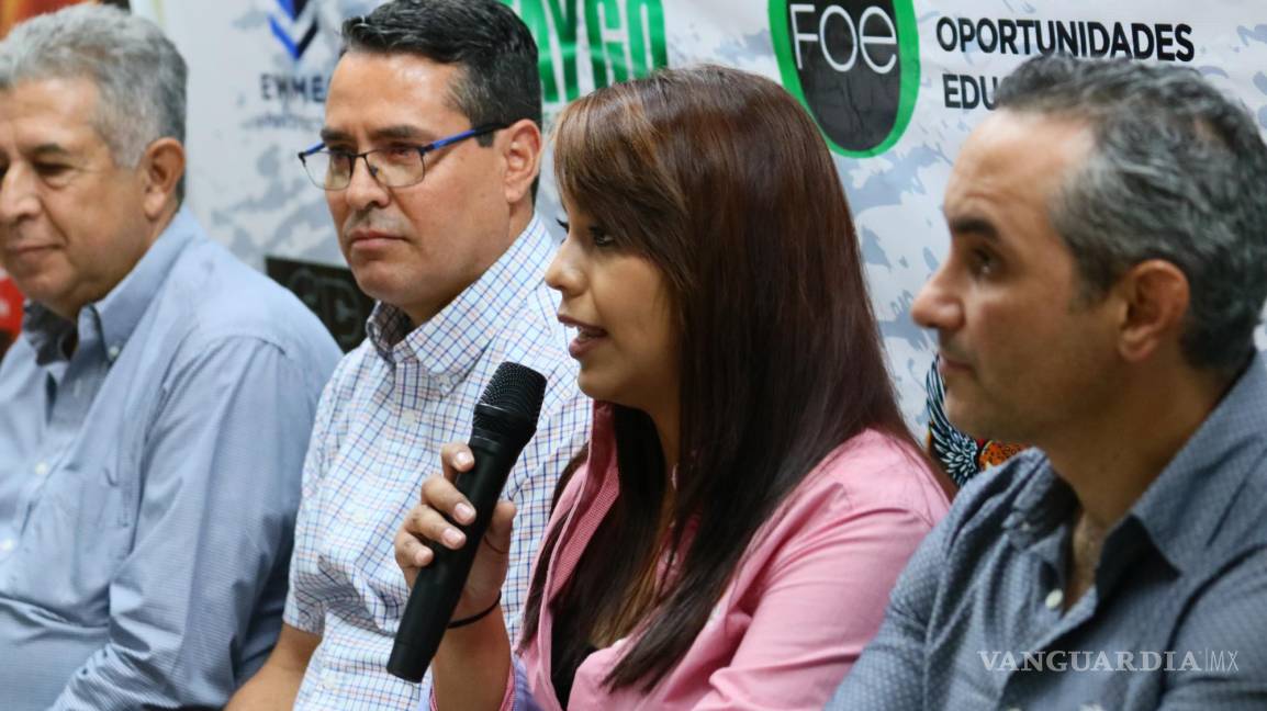 $!ocío Hernández, de Ruba, destacó el compromiso de la empresa con el desarrollo educativo de los estudiantes a través del deporte y las becas.