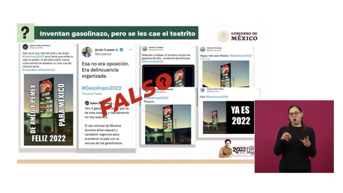 $!‘Son falsos los gasolinazos de 2022’: Vilchis García exhibe campaña de desinformación