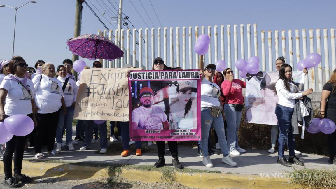 ‘No fue suicidio, fue feminicidio’: familiares de Laura Judith claman justicia en Saltillo