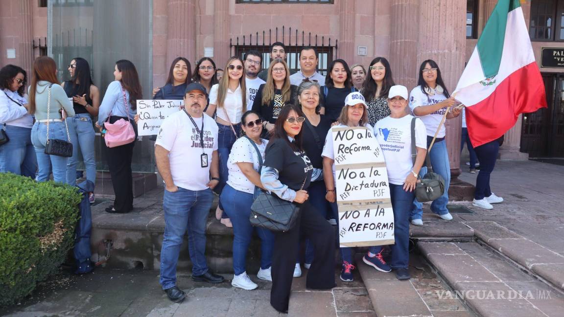 Se pronuncia Congreso de Coahuila sobre reforma; acuden manifestantes del Poder Judicial