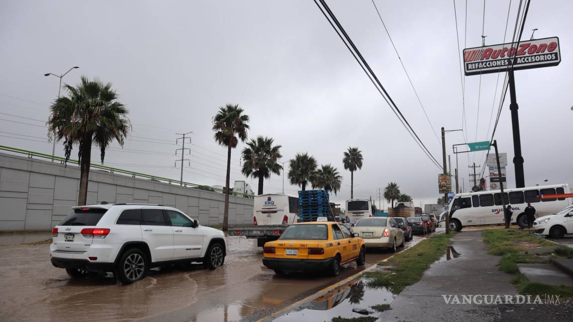 Saltillo: tiempo en el tráfico aumenta cuatro veces con lluvias y 15% el costo de traslado