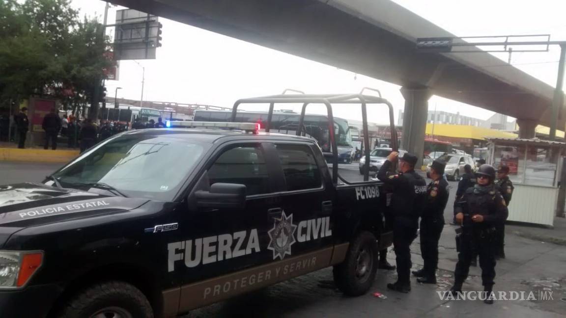 $!Protesta de taxistas en Monterrey deja ocho detenidos