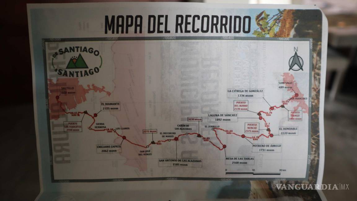 $!La ruta abarcará puntos como Sierra Hermosa, Camino del Cuatro, San Antonio de las Alazanas, Monterreal, Cañón de Lobos, Mesa de las Tablas, entre otros.