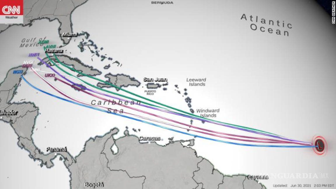 Se forma la tormenta tropical Elsa en el Atlántico; lleva trayectoria hacia México