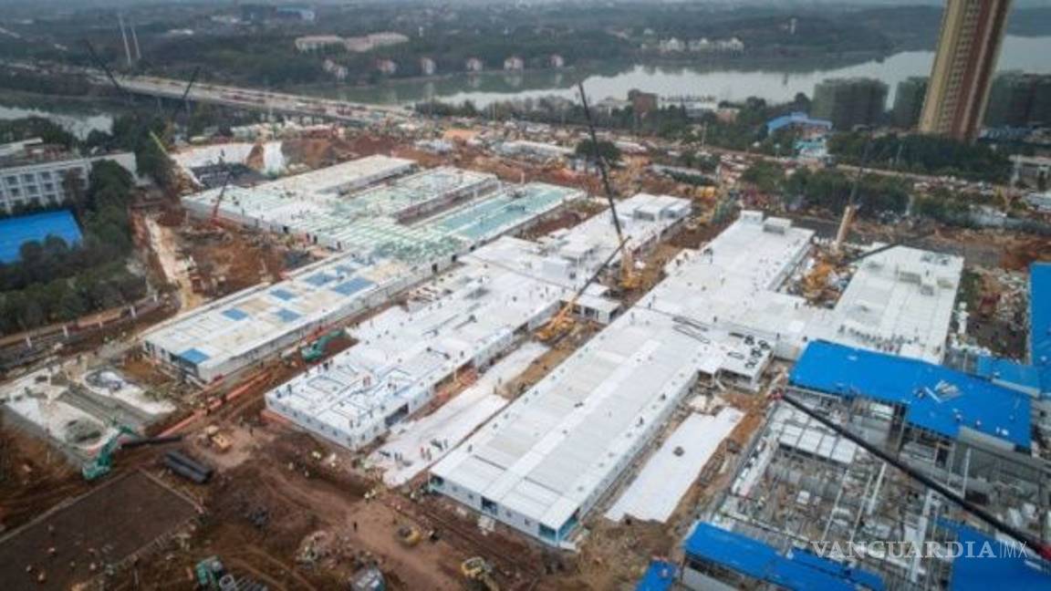$!Quedó listo el hospital en Wuhan, China ¡Sí, en diez días... y ya construyen el segundo!