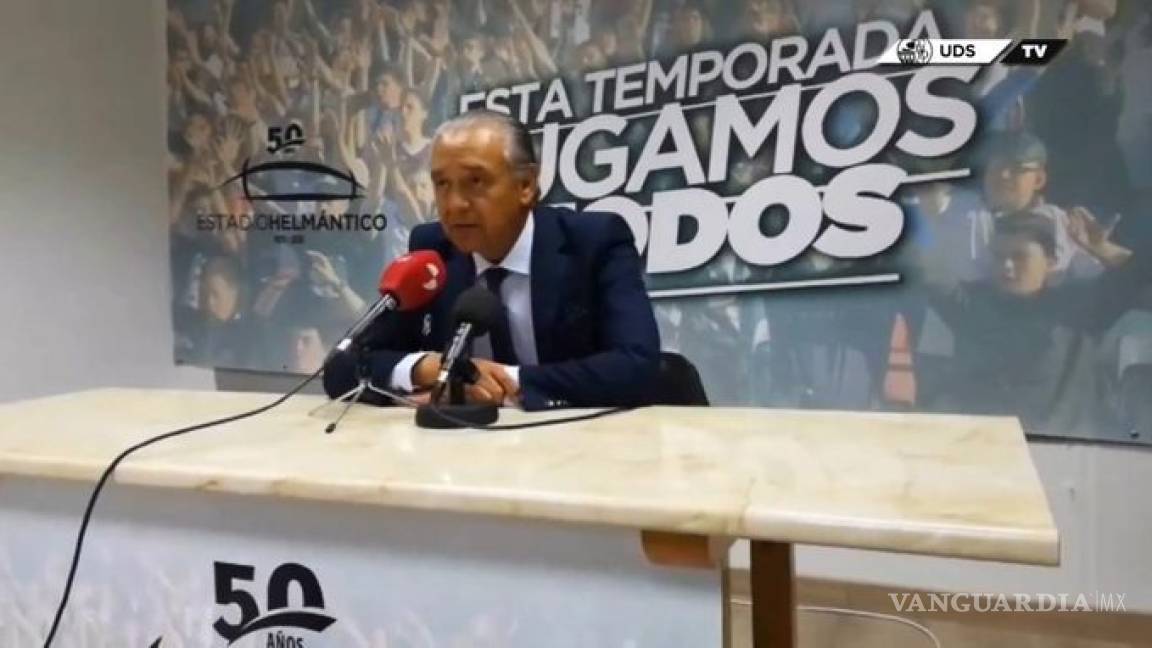 José Luis Trejo no dirigirá al Salamanca por tener un título de técnico 'patito'