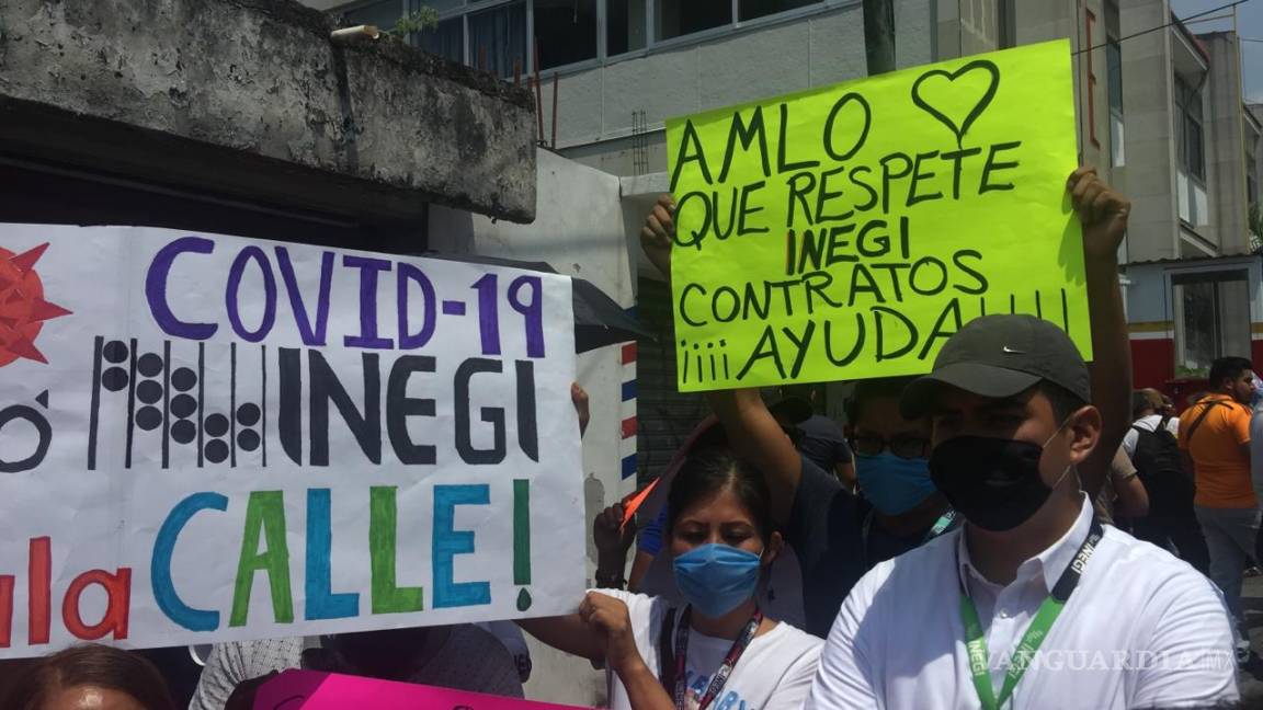 Trabajadores del Inegi piden ayuda a AMLO por despidos injustificados