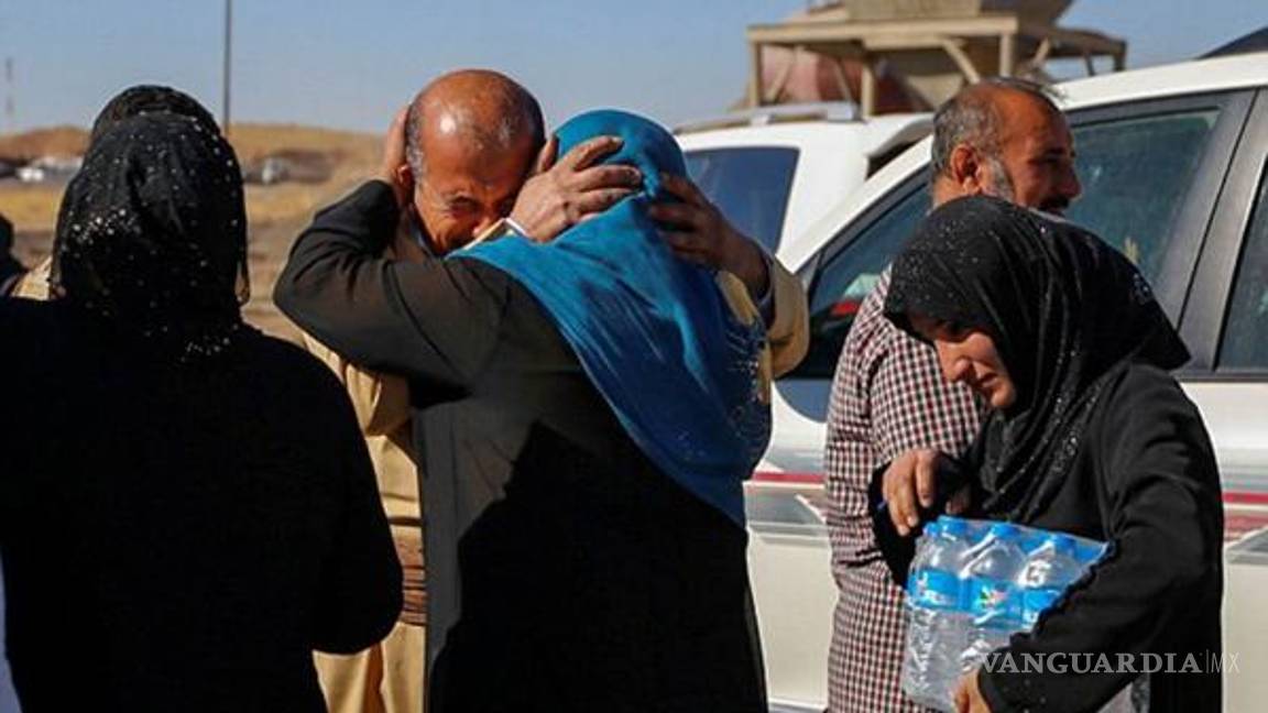 $!Conmovedor reencuentro de una familia iraquí tres años después de ser separada por ISIS en Mosul
