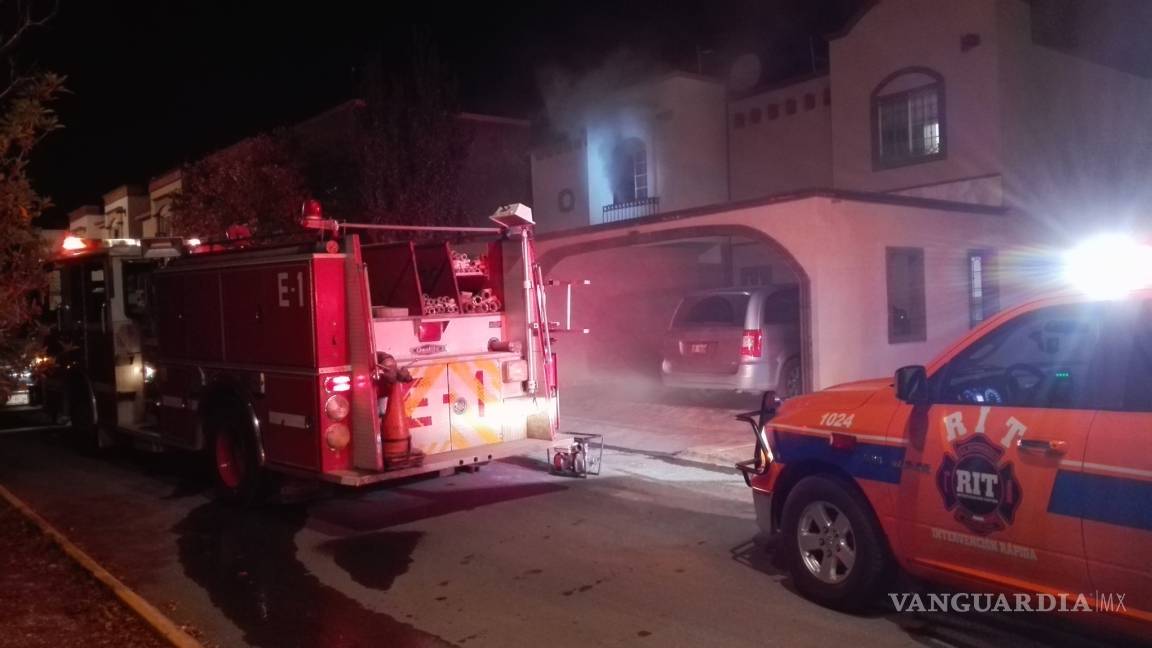 Se incendia casa; se salvan 4 menores en Saltillo