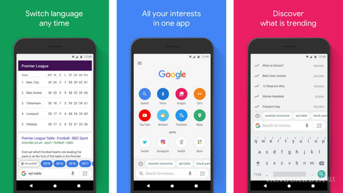 $!Google Go, el buscador ligero para tu celular