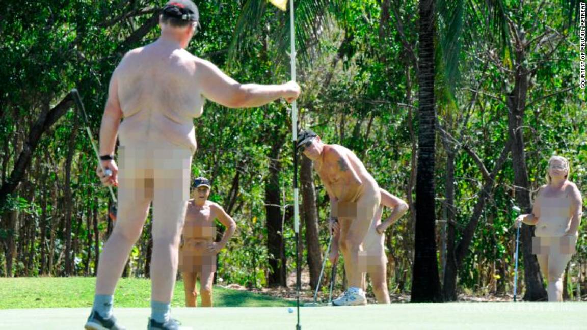 Los golfistas en Australia que jugaron...¡completamente desnudos!