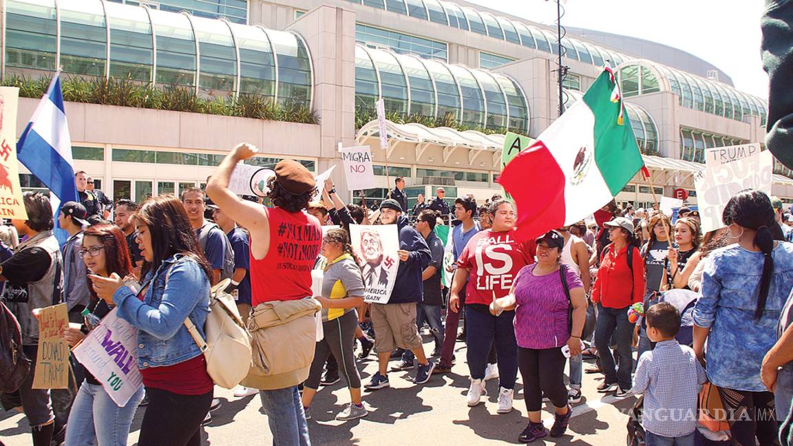$!Repudio a Donald Trump en San Diego