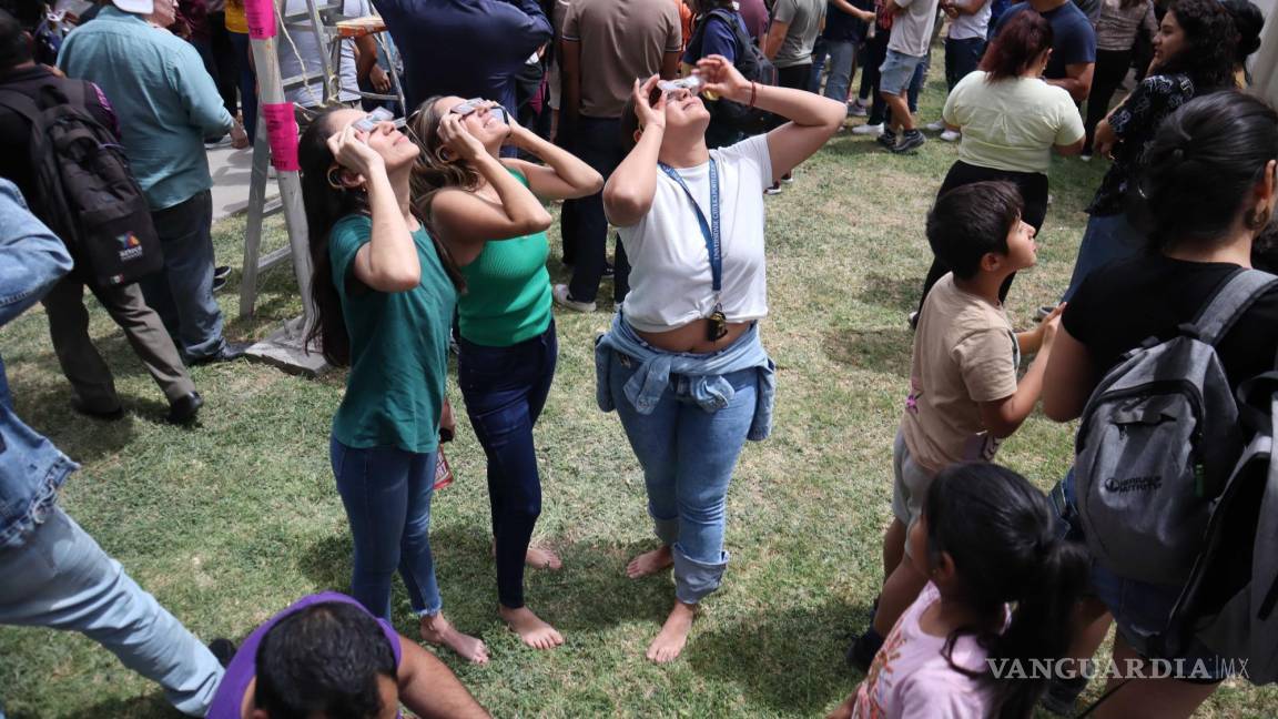 Reporta saldo blanco la Secretaría de Salud durante la observación del eclipse en Coahuila