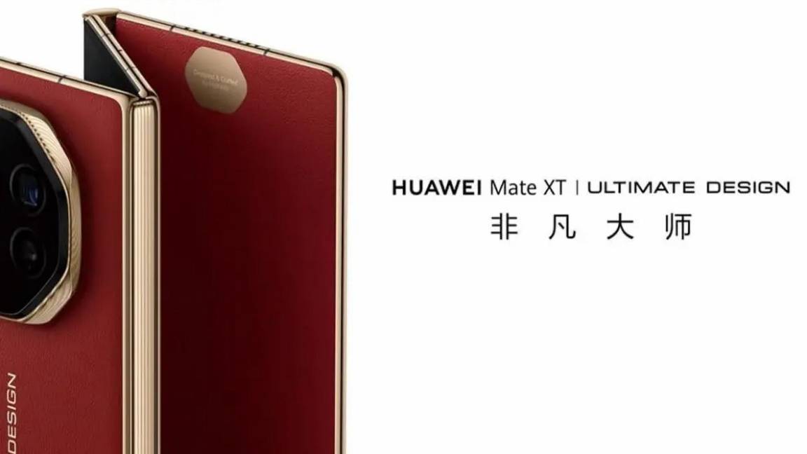 Mate XT, Huawei presenta el primer teléfono celular plegable en tres partes