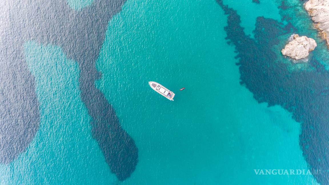 $!Foto del fondo marino de una costa de la isla española de Mallorca.