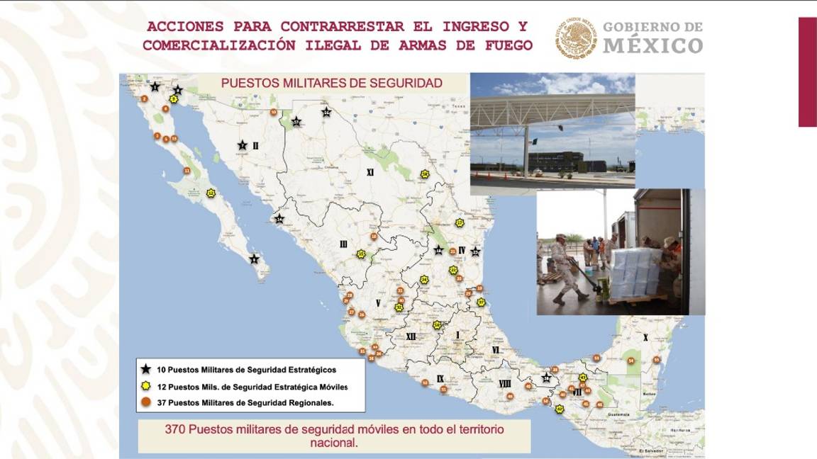 $!Armas y cartuchos entran al país entre videojuegos, lavadoras, latas de refresco y cajas de chocolate, reporta Sedena