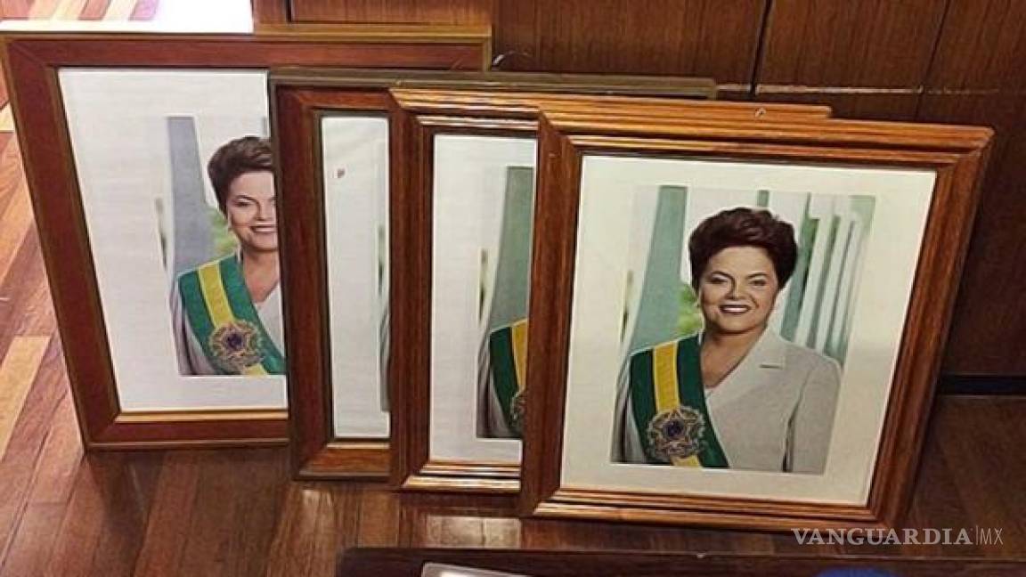 Tras la destitución, retiraron los cuadros de Dilma Rousseff del Palacio de Planalto