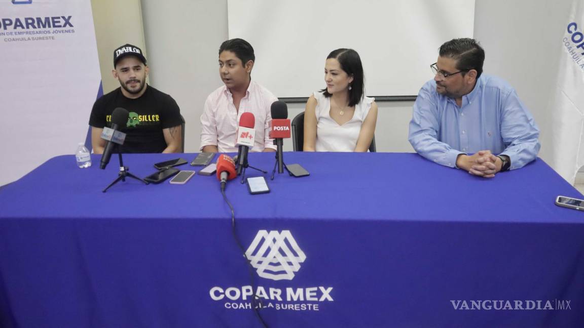 Listos para la Cumbre G20 YEA tres socios de la Comisión de Jóvenes Empresarios de la Coparmex Coahuila Sureste